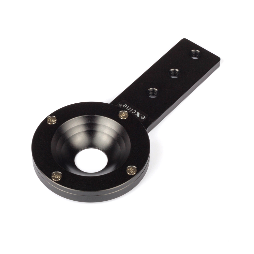 Camera Slider Rail - 75Mm Setengah Mangkok Bola Tipe Flat