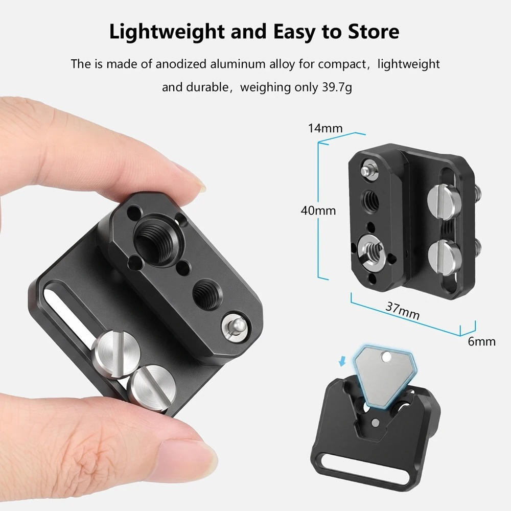 Camera Slider Rail - Pelat Ekspansi Rel NATO Quick Release