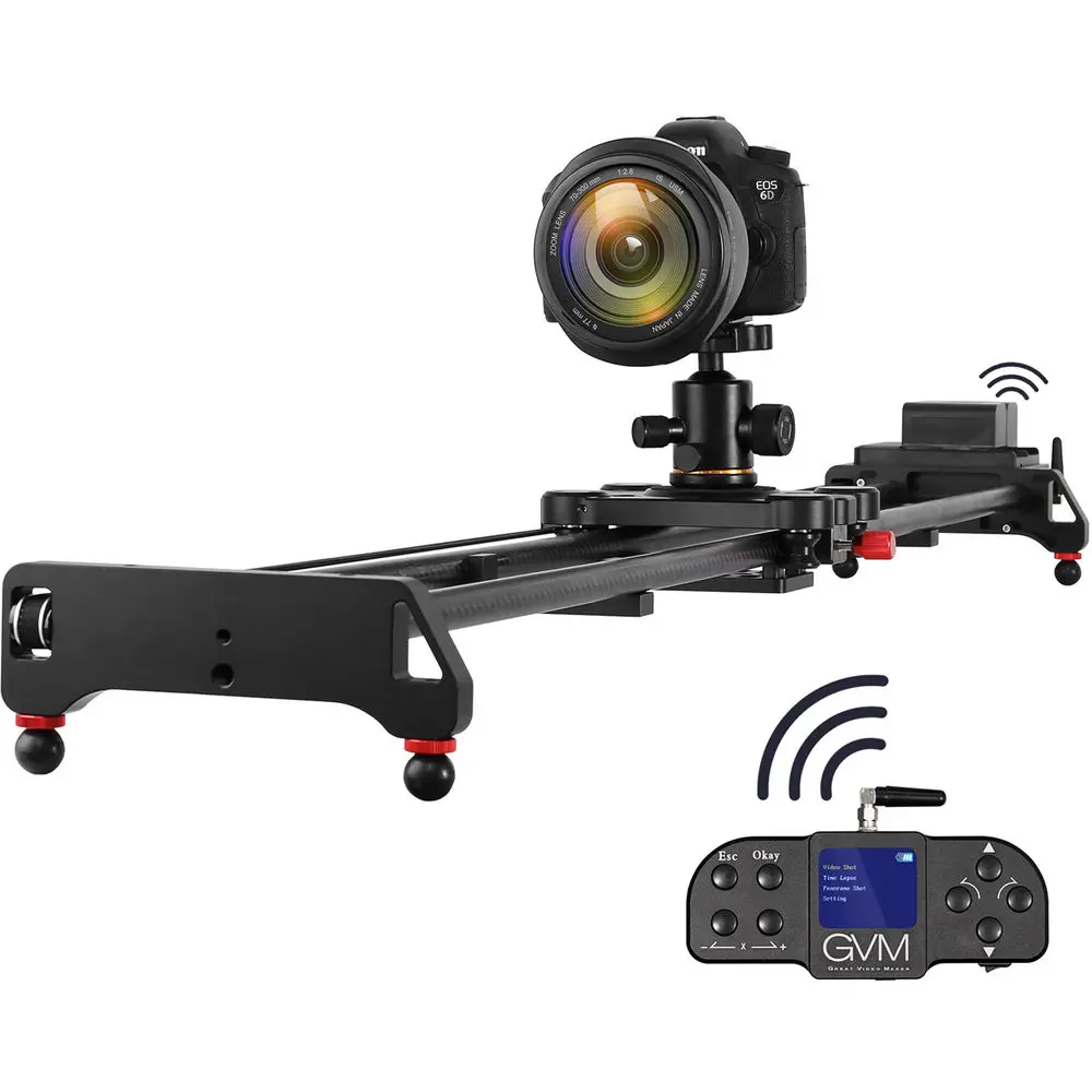 Camera Slider Rail - GVM GT-120WD 47 inci Motorized Dolly