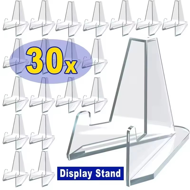 Photography Object - 30-1 Buah Stand Display Kartu Segitiga