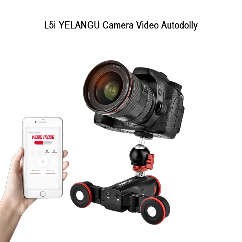 Camera Slider Rail - YELANGU L5 Slider Kamera Bermotor Otomatis