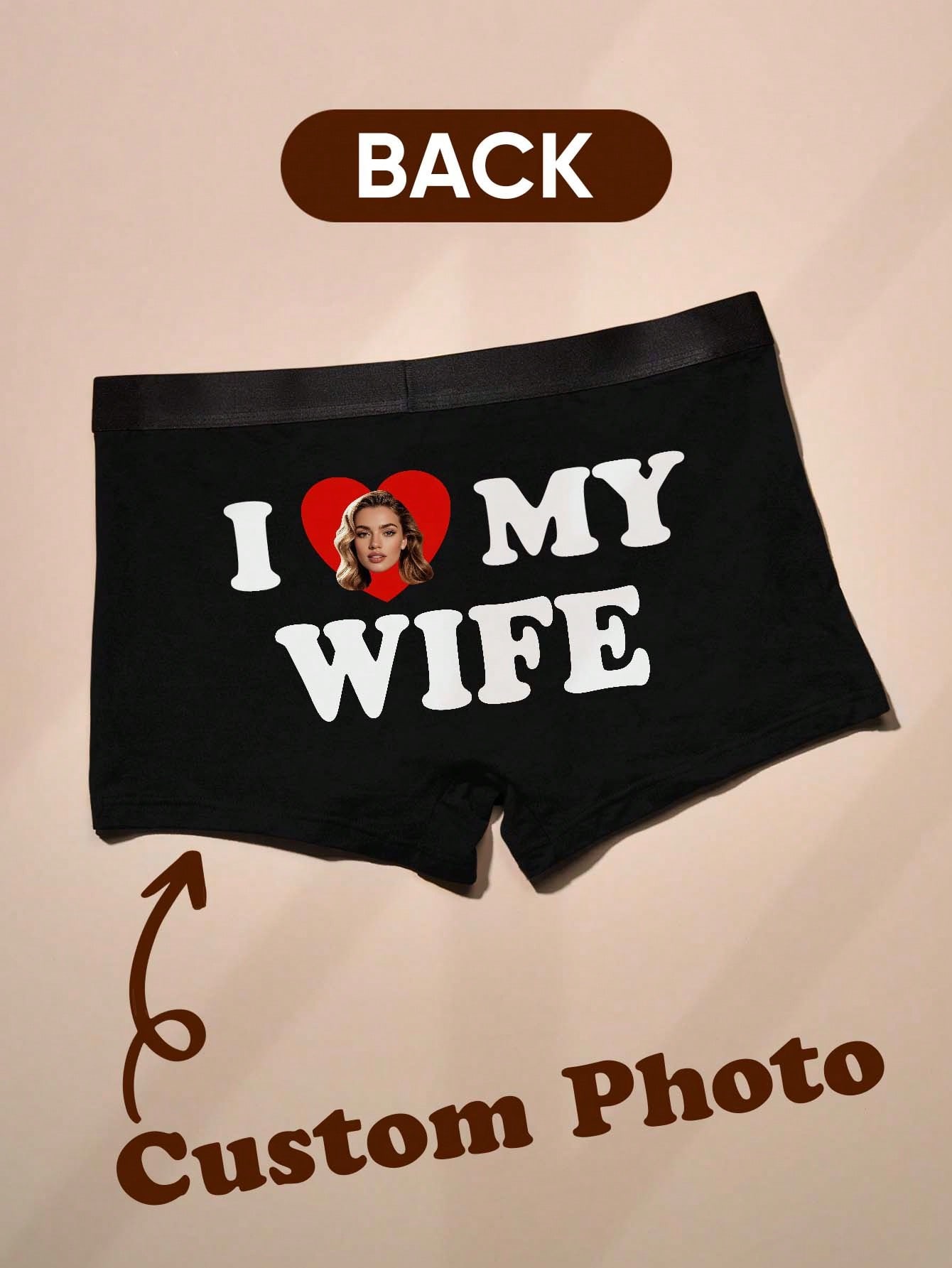 Photography Object - Celana Boxer Foto Kustom untuk Pria