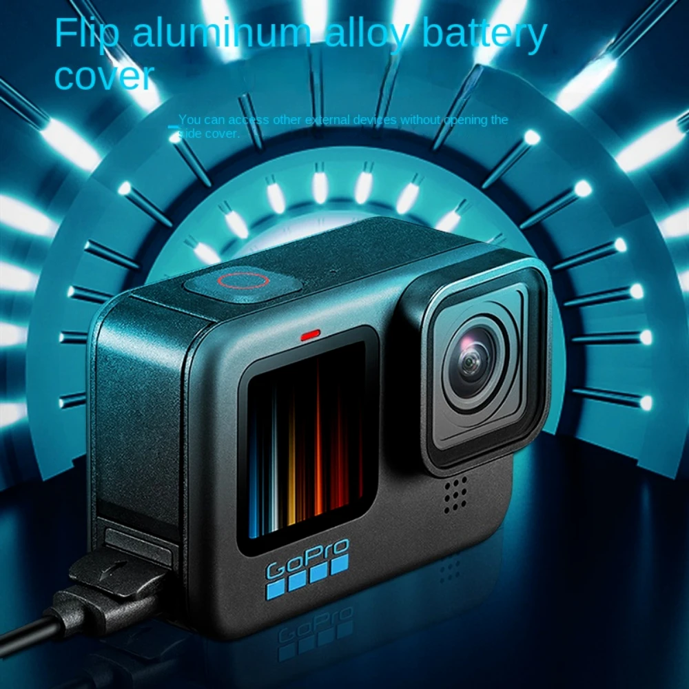 Penutup baterai Flip untuk GoP - Gopro Action Camera Hero 11 Black ulasan dan harga