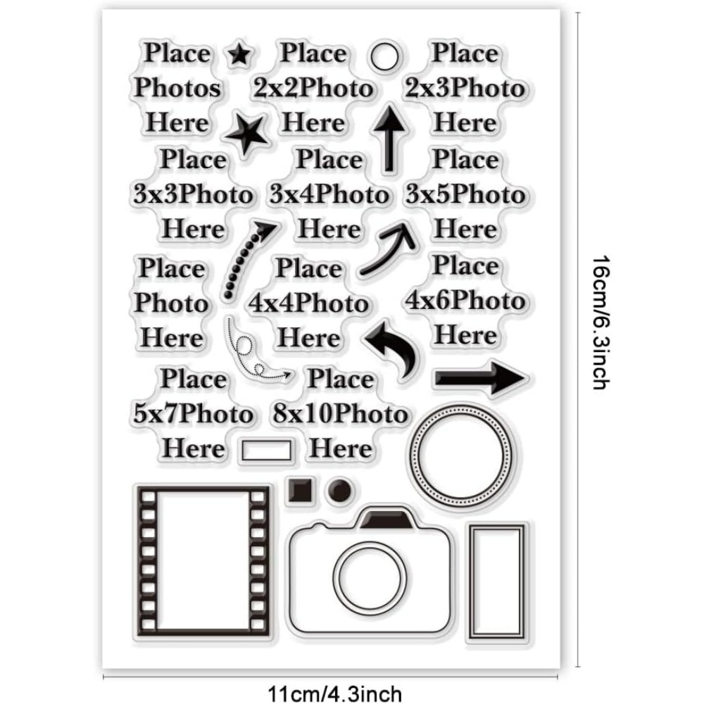 Tempatkan Foto Di Sini Stempel - Photography Object ulasan dan harga