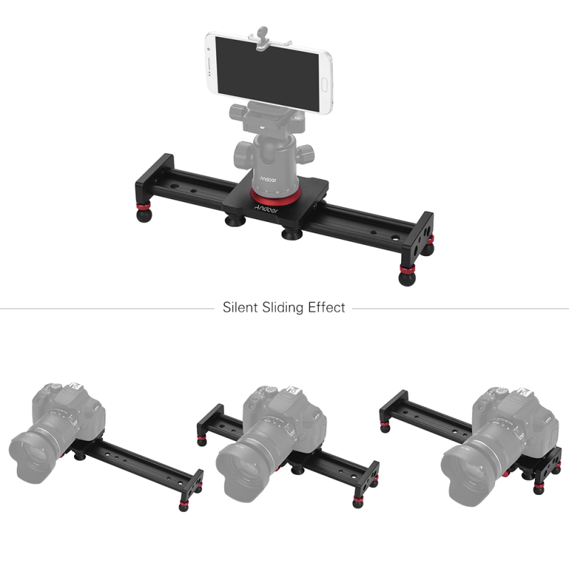 Andoer kamera DSLR, dudukan pe - Camera Slider Rail ulasan dan harga