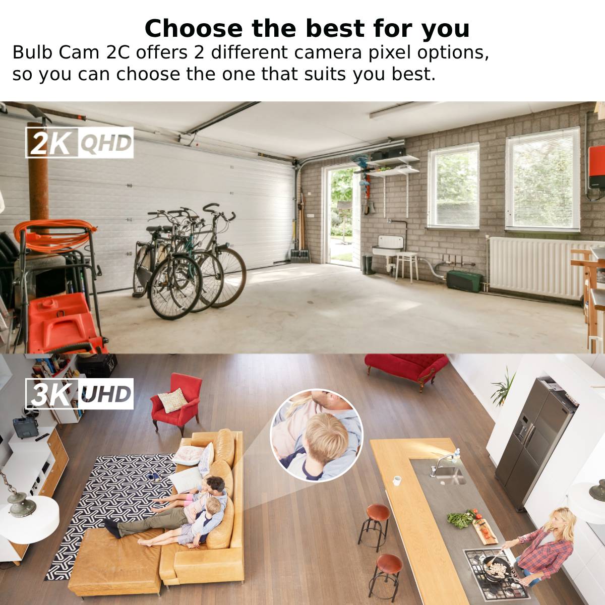 IMOU Bulb Cam 2C 3MP/5MP 2K/3K - Photography Term ulasan dan harga