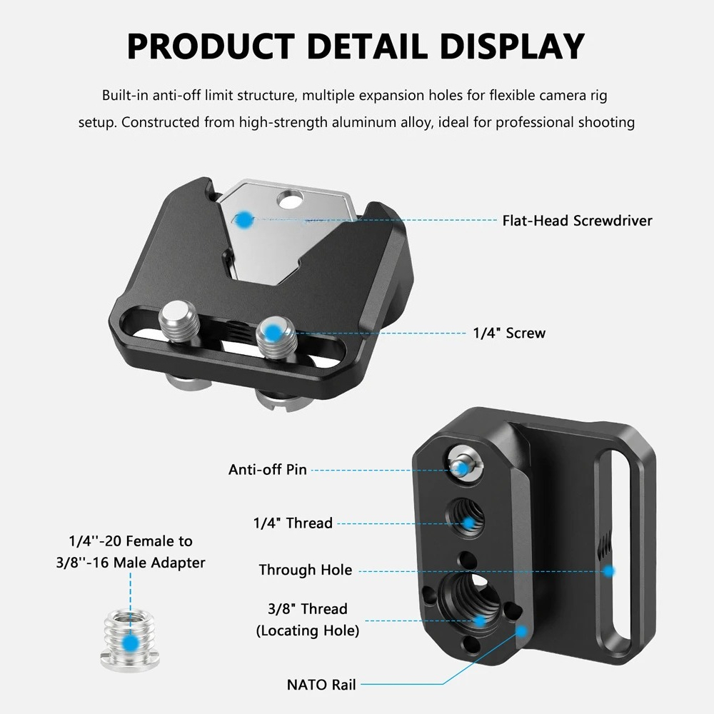 Pelat Ekspansi Rel NATO Quick  - Camera Slider Rail ulasan dan harga