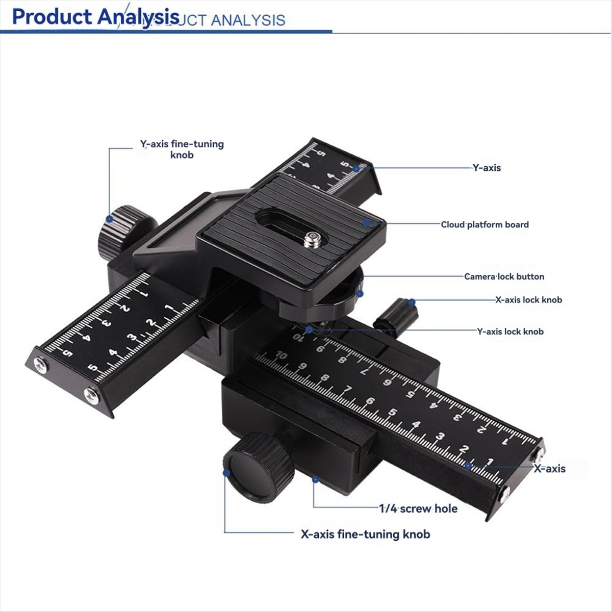 M05K 4 Way Macro Focusing Rail - Camera Slider Rail ulasan dan harga
