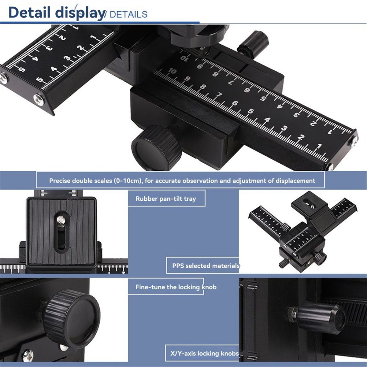 M05K 4 Way Macro Focusing Rail - Camera Slider Rail ulasan dan harga