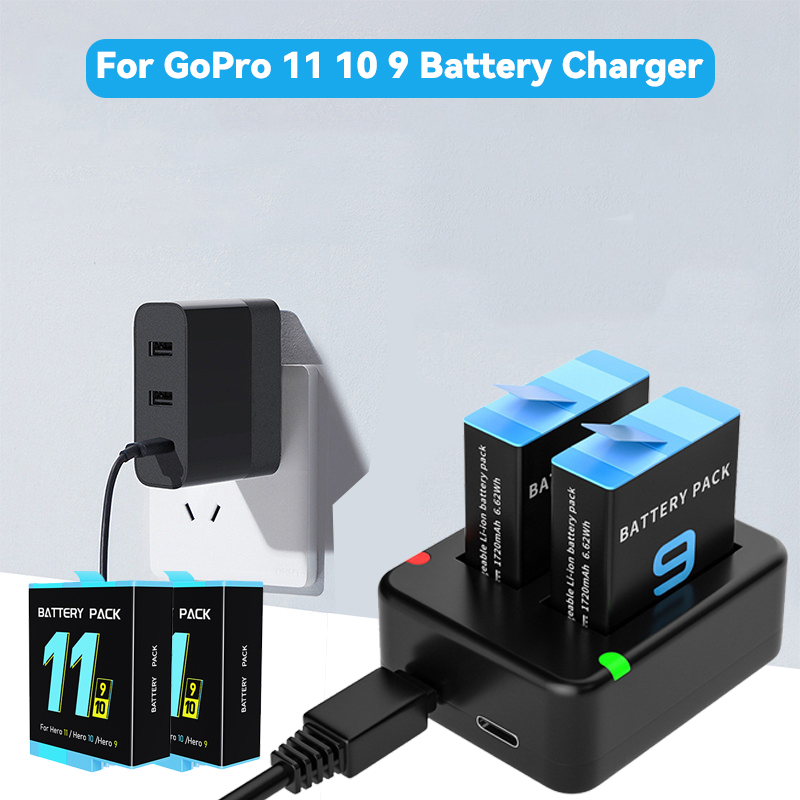 Pengisi daya baterai ganda, Sl - Gopro Action Camera Hero 11 Black ulasan dan harga