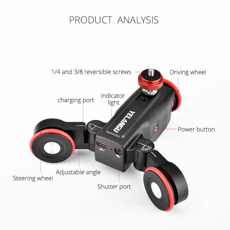 YELANGU L5 Slider Kamera Bermo - Camera Slider Rail ulasan dan harga
