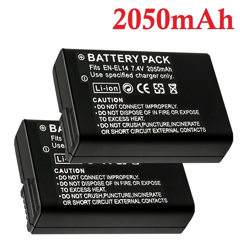EN-EL14 Baterai Kamera EL14 EN - Nikon Camera D3500 ulasan dan harga