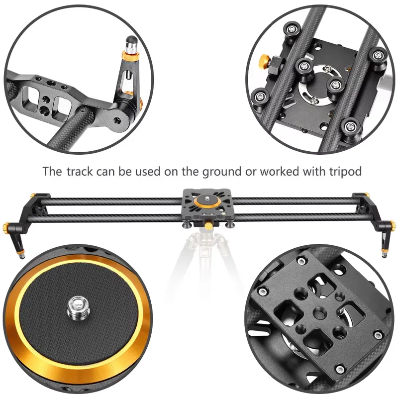 Neewer 39.4 Inci/100 Cm Rel Sl - Camera Slider Rail ulasan dan harga
