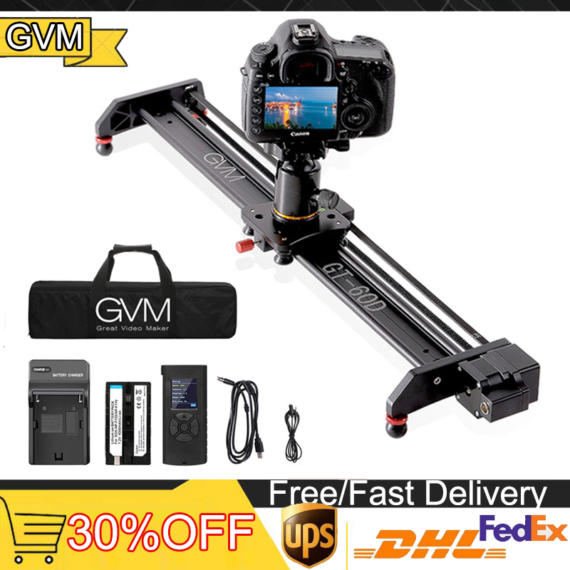 GVM GT-60D 27 Inci Kamera Berm - Camera Slider Rail ulasan dan harga