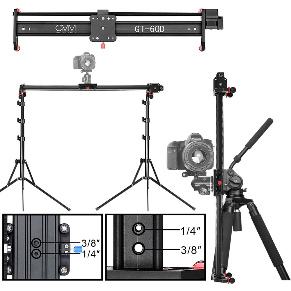 GVM GT-60D 27 Inci Kamera Berm - Camera Slider Rail ulasan dan harga