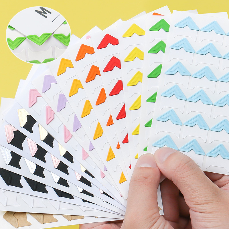 48 Buah/2 Lembar Stiker Sudut  - Photography Cheat Sheet ulasan dan harga