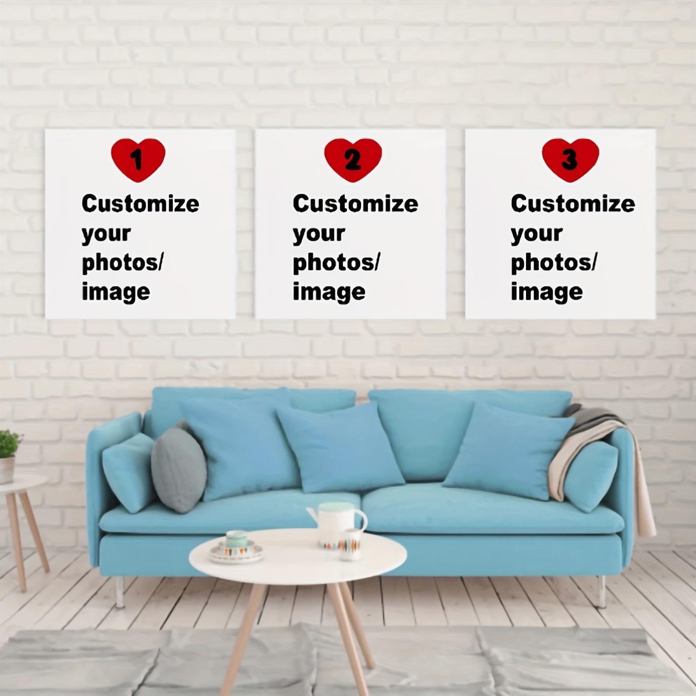 3pcs/set Poster Kanvas Persegi - Photography Object ulasan dan harga