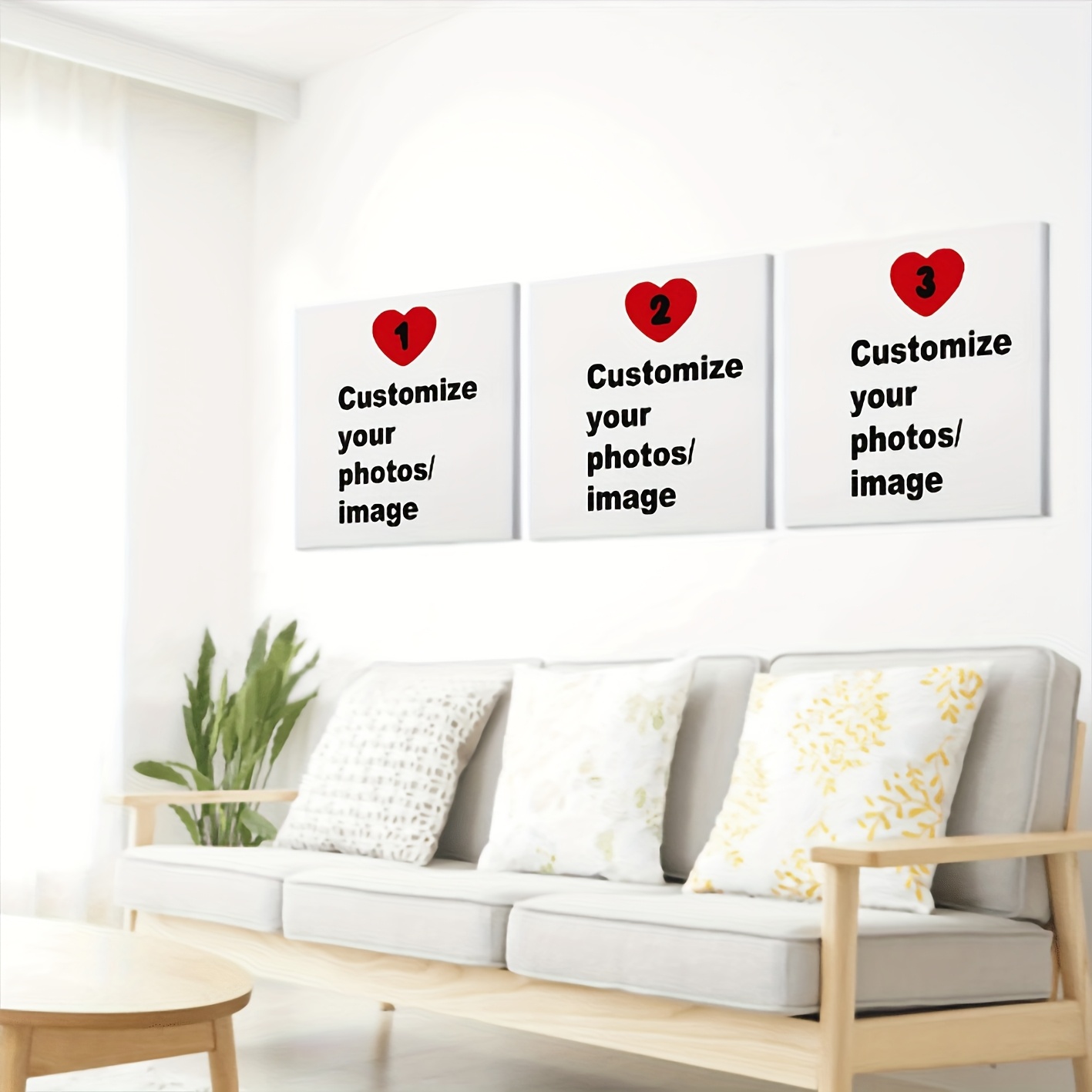 3pcs/set Poster Kanvas Persegi - Photography Object ulasan dan harga