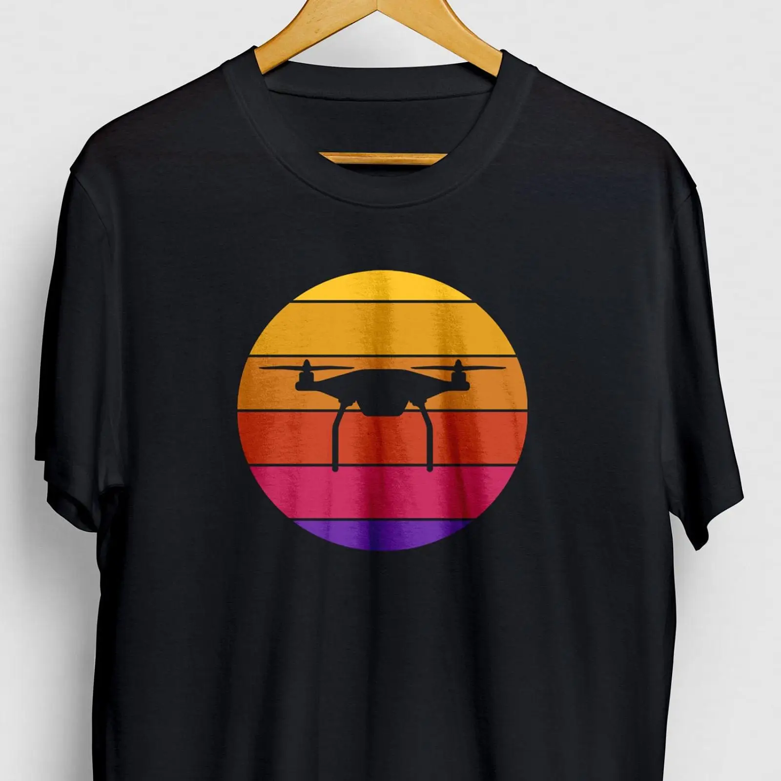Kaos Pilot Drone Retro 80-an,  - Photography Vintage ulasan dan harga