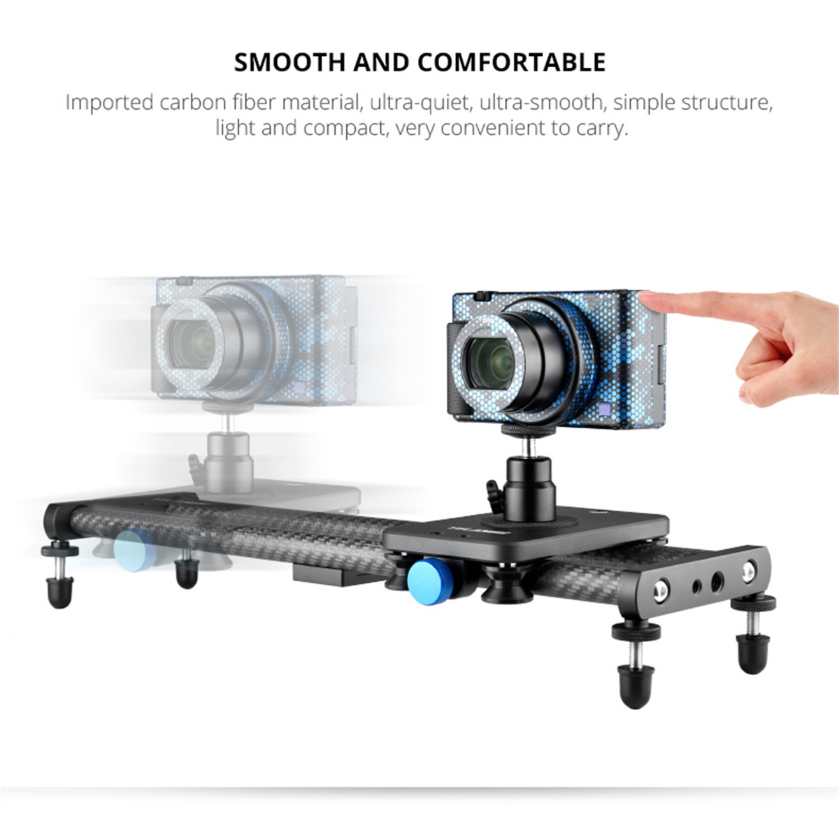YELANGU Slider trek kamera ser - Camera Slider Rail ulasan dan harga