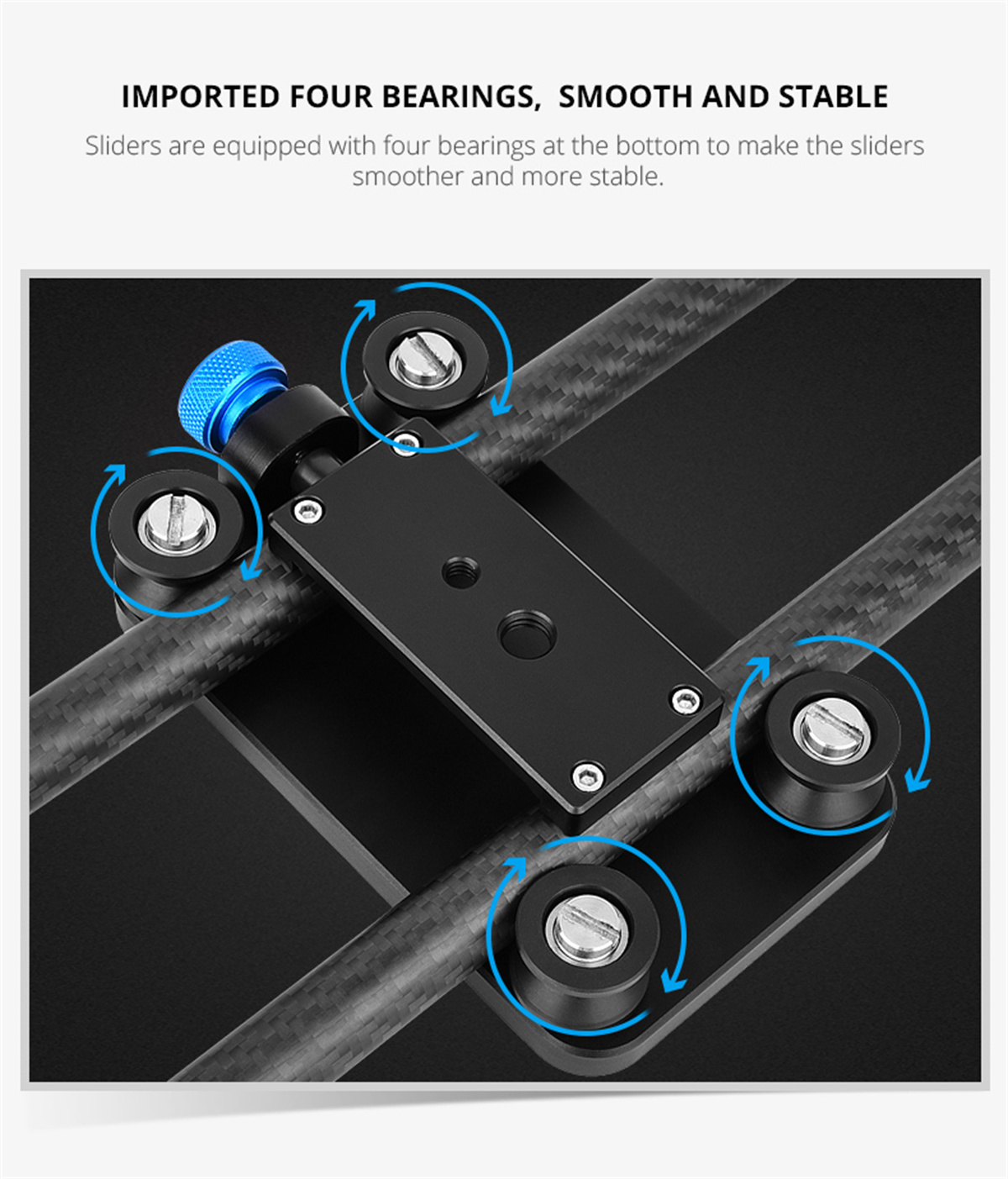YELANGU Slider trek kamera ser - Camera Slider Rail ulasan dan harga